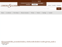 Tablet Screenshot of libreriasalimbeni.com